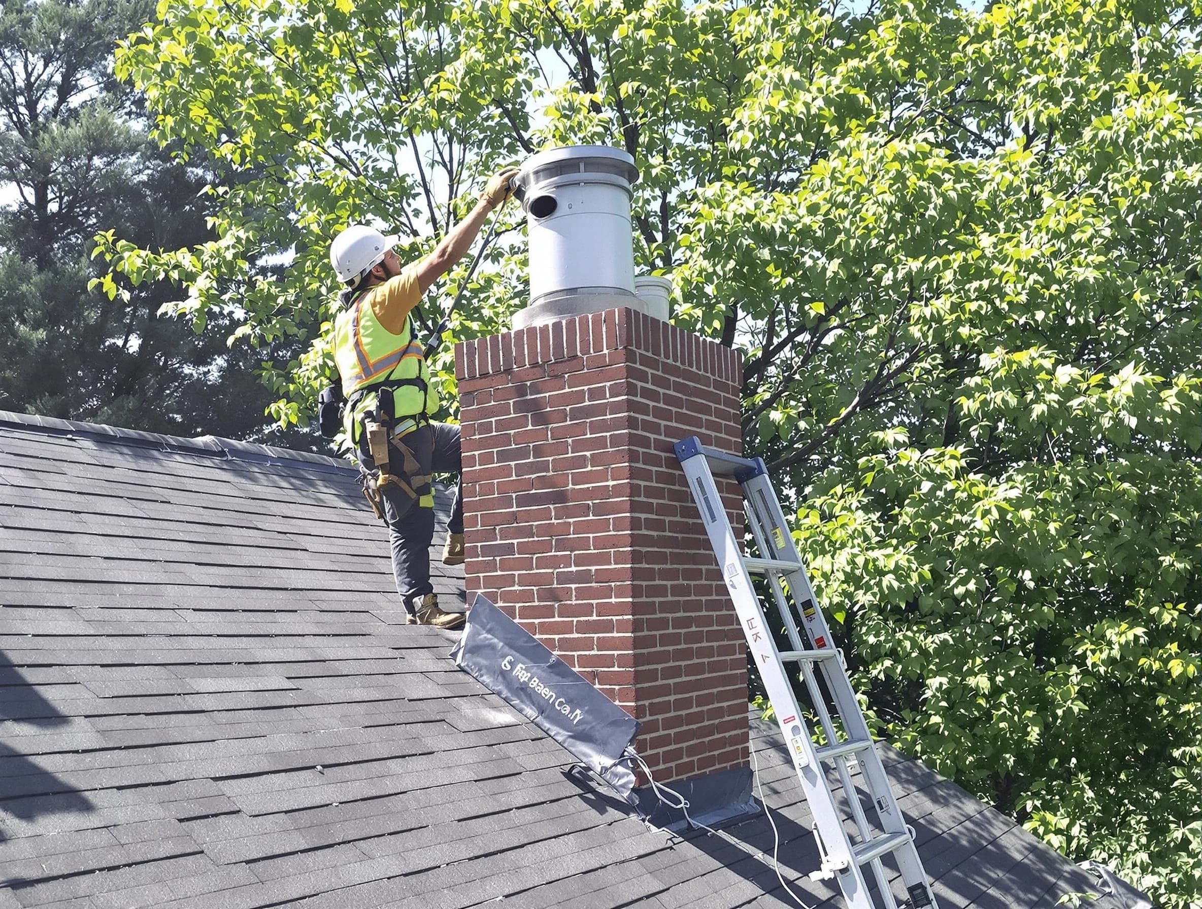 Chimney liner inspection by Heron Bay Chimney Sweep in Heron Bay, GA