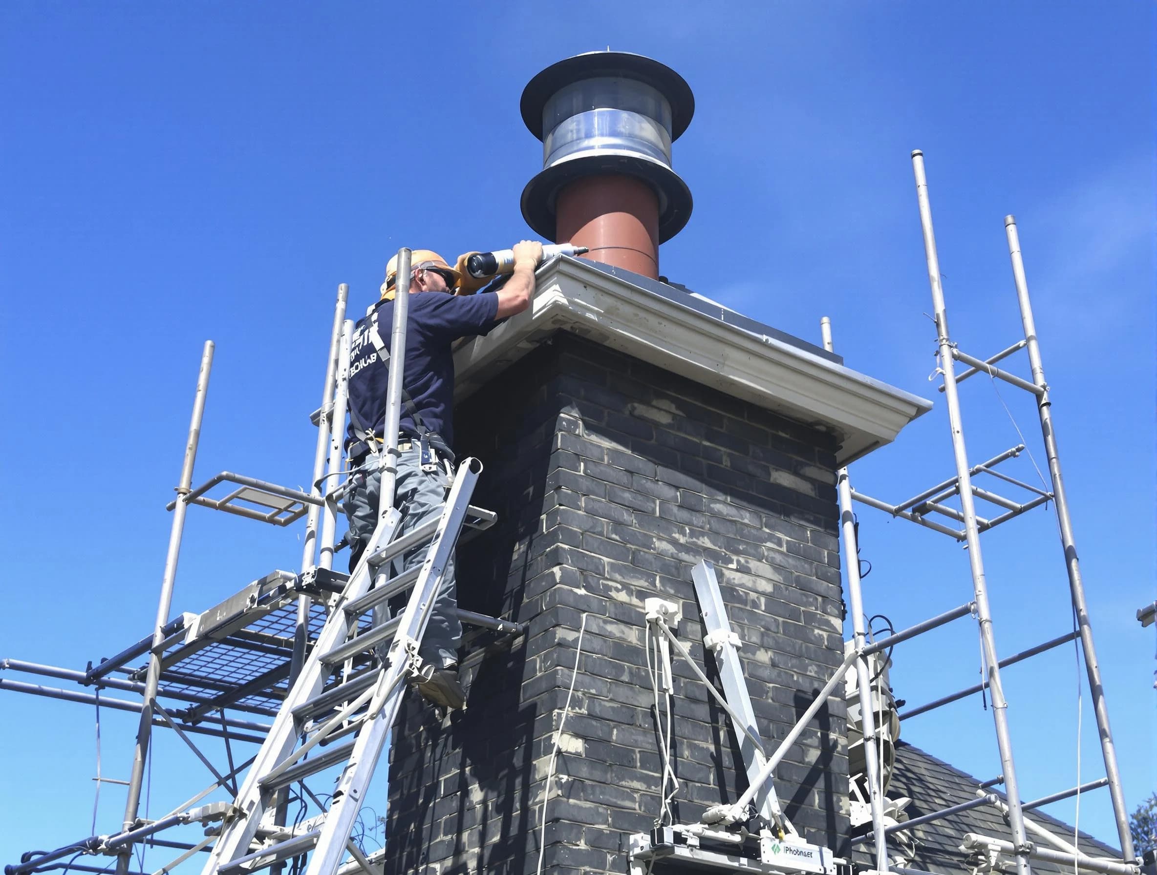 Sturdy chimney crown finished by Heron Bay Chimney Sweep in Heron Bay, GA