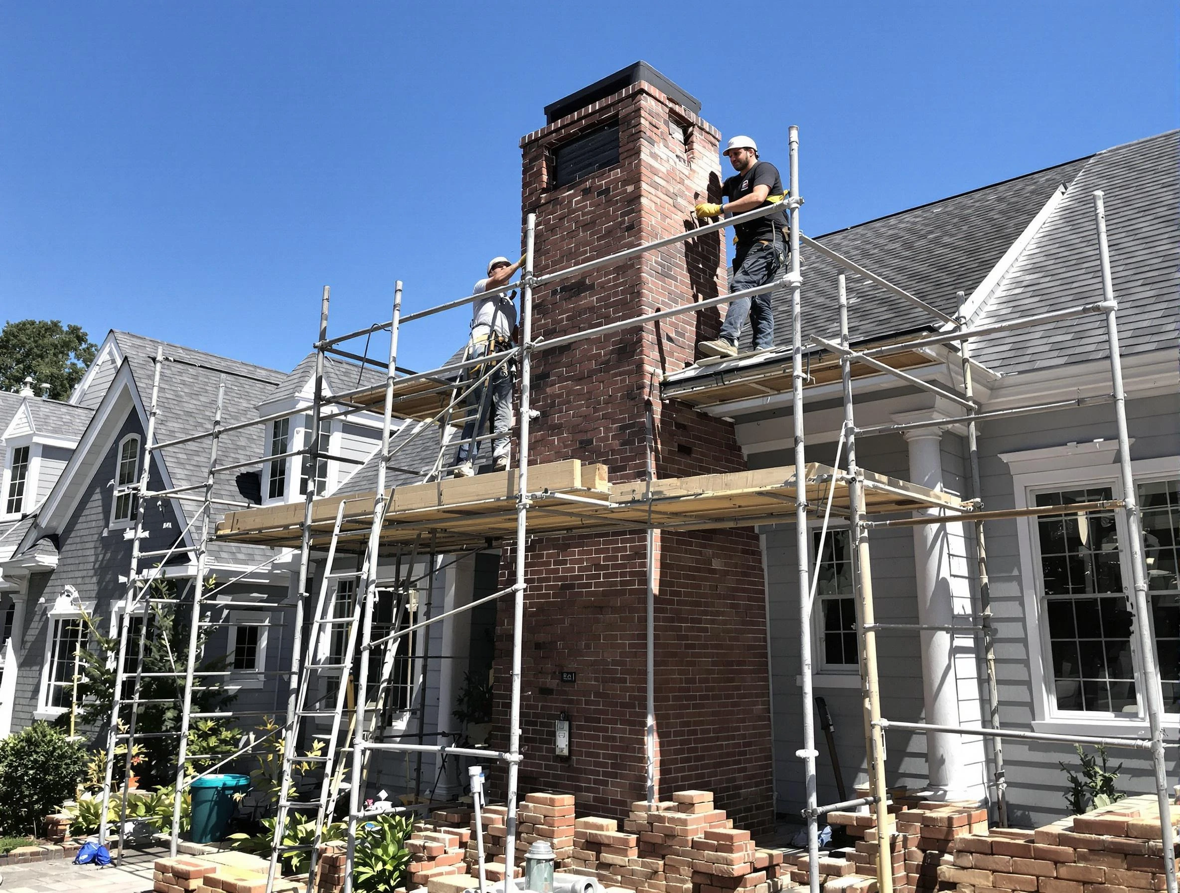 Chimney Rebuilding in Heron Bay