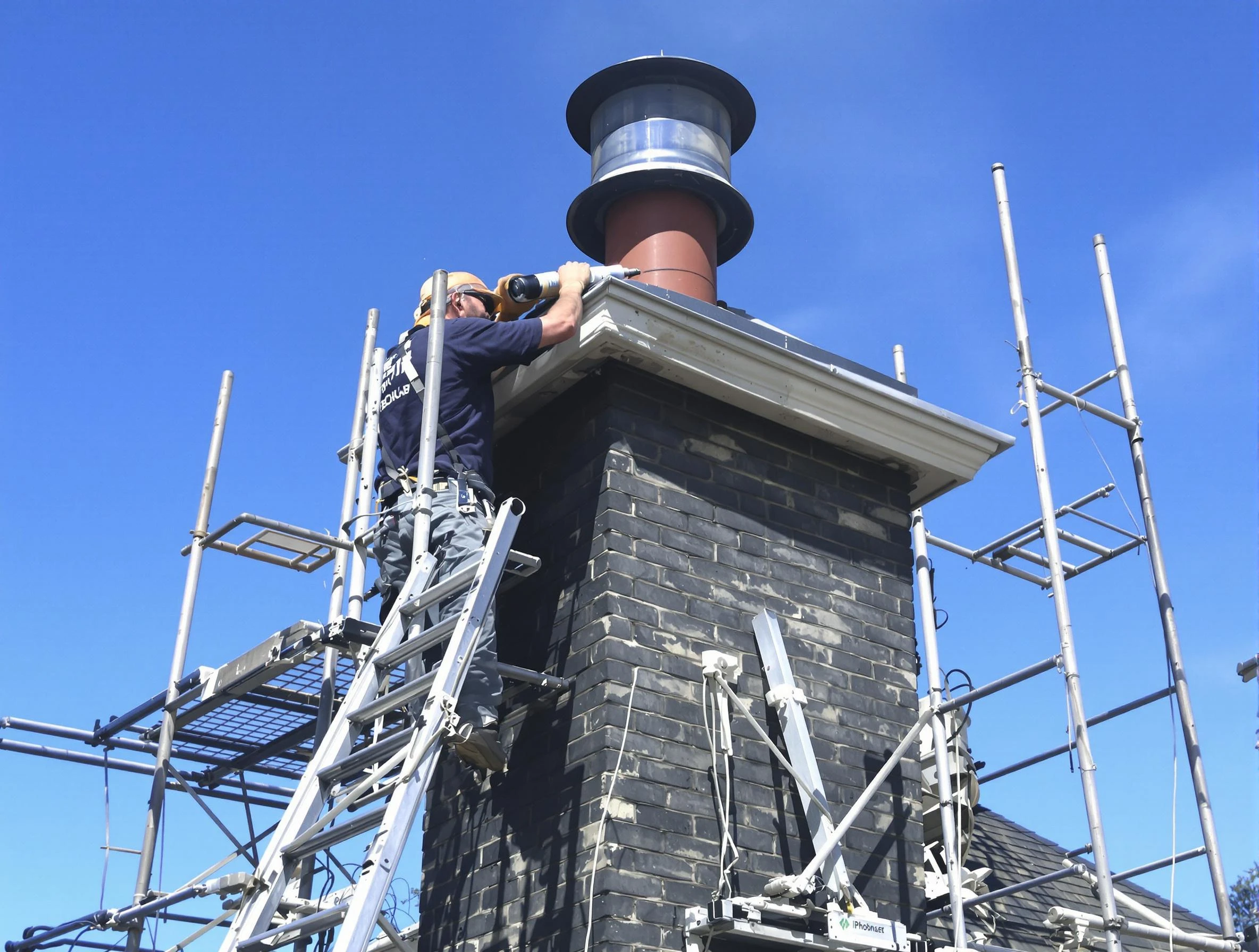 Sturdy chimney crown finished by Heron Bay Chimney Sweep in Heron Bay, GA